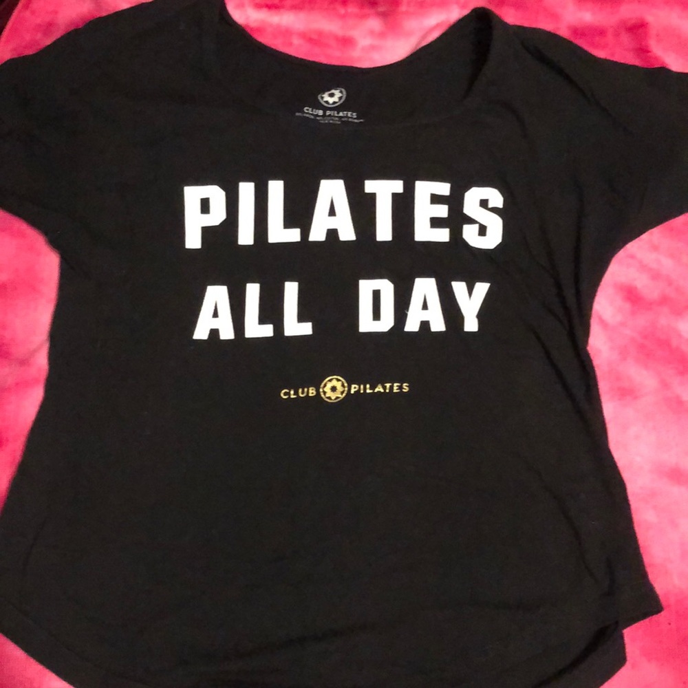 Club Pilates Black Tee Shirt